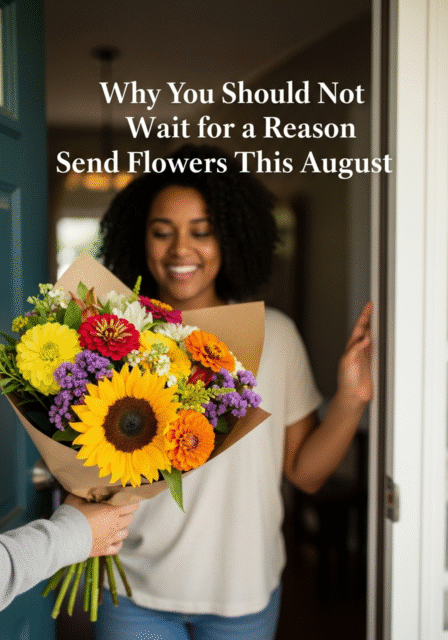 Why You Should Not Wait for a Reason to Send Flowers This August