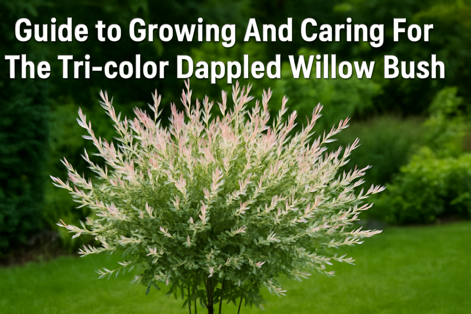 Guide to Growing And Caring For The Tri-color Dappled Willow Bush