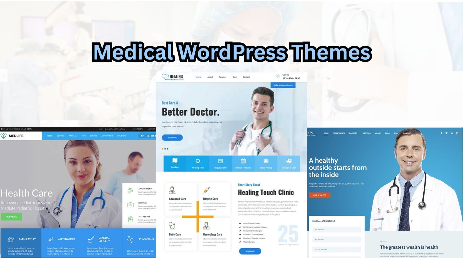 Which Medical WordPress Themes Are Best for Clinics in 2025?