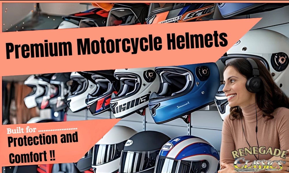 Premium Motorcycle Helmets Built for Protection and Comfort