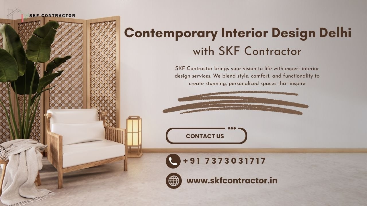 contemporary interior design delhi