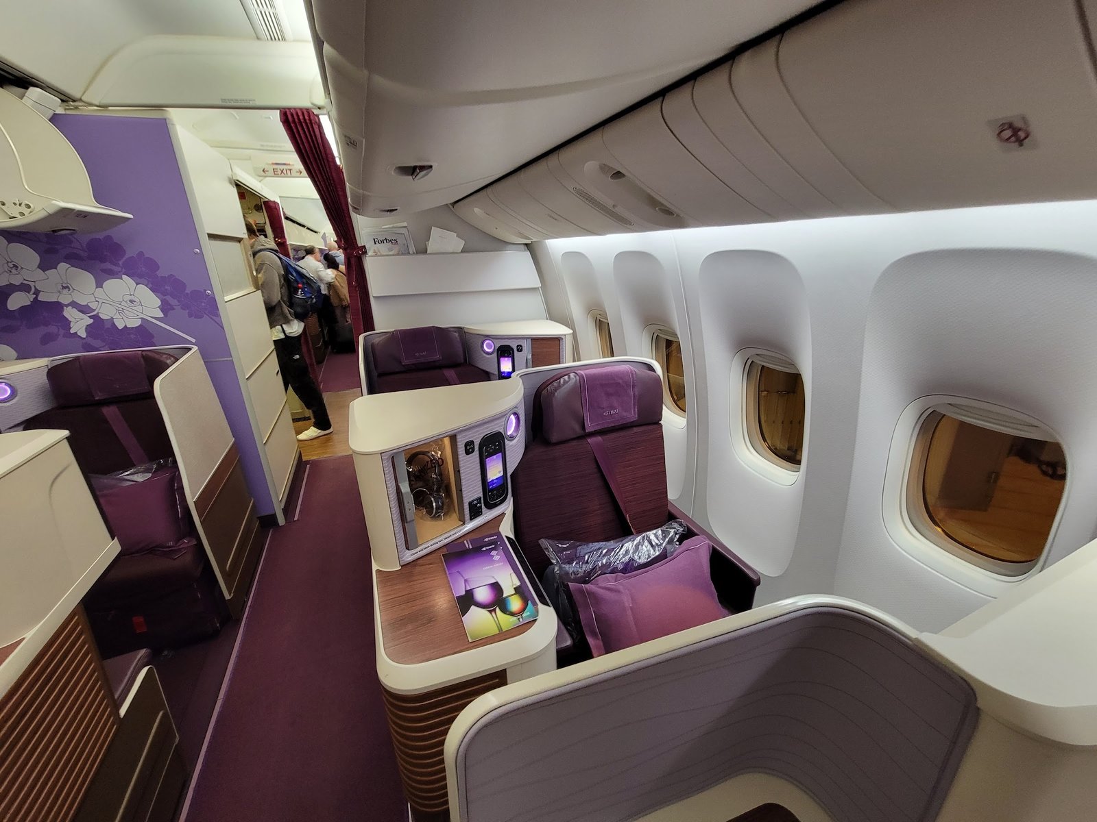 Is Window Seat is best in Thai Airways business class
