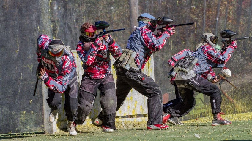 Custom paintball uniforms made from durable, breathable fabrics designed for comfort, performance, and long-lasting protection on the field